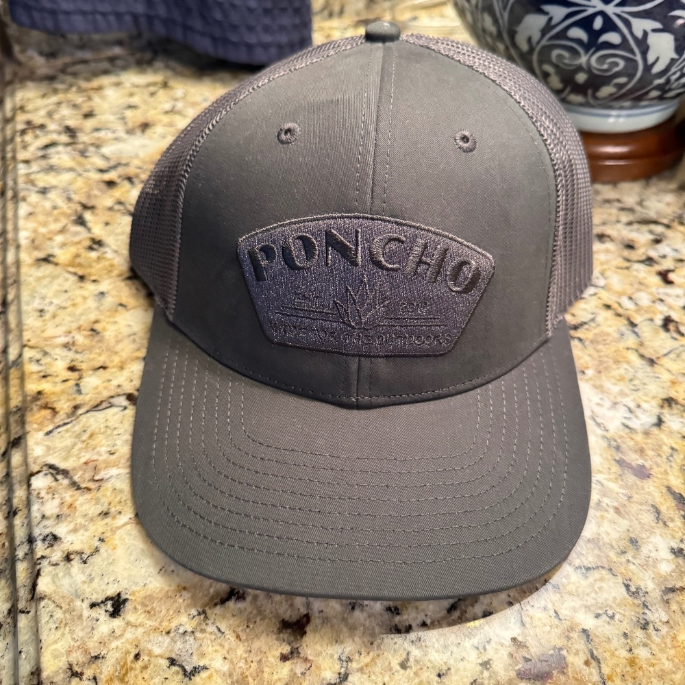 Poncho Hat, Grey